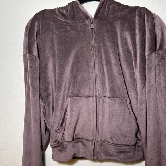 SKIMS 2X velour hoodie Ameth color - Picture 3 of 9